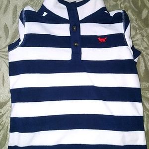NWT! Boys Carters Navy White stripes Fleece